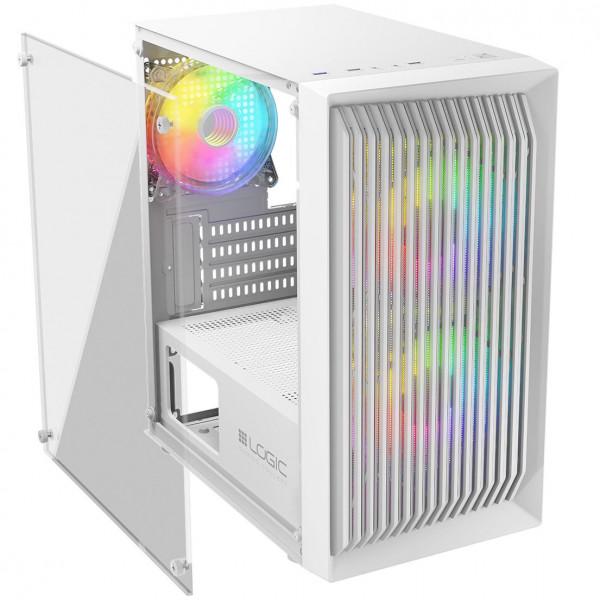 Корпус для ПК LogicConcept ATOS MESH/GLASS ARGB White (AM-ATOS-20-0000000-0002) - фото 2