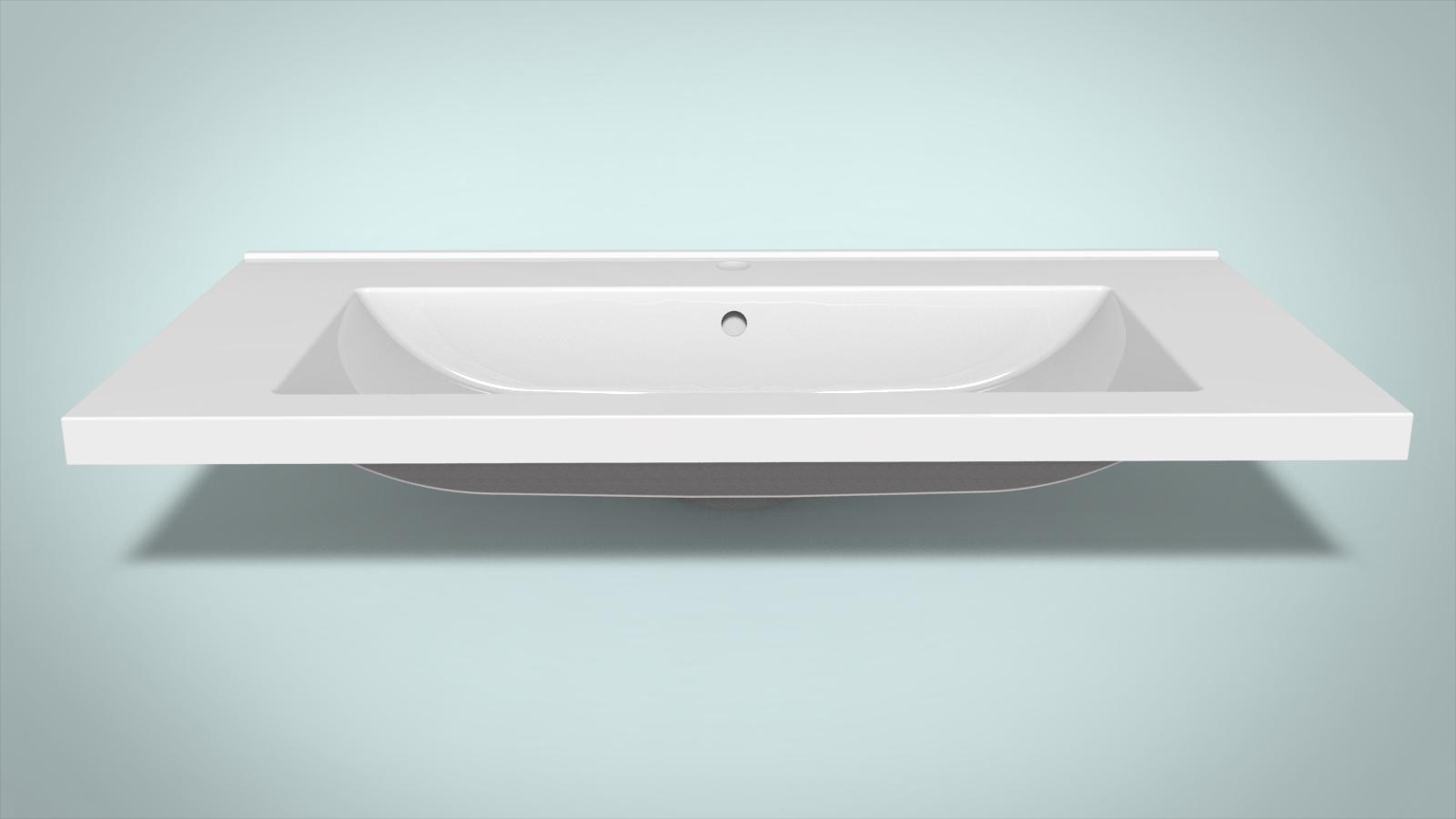 Умивальник Аmidicon Cosmopolitan 100х45 см Білий (091000450М01) - фото 5