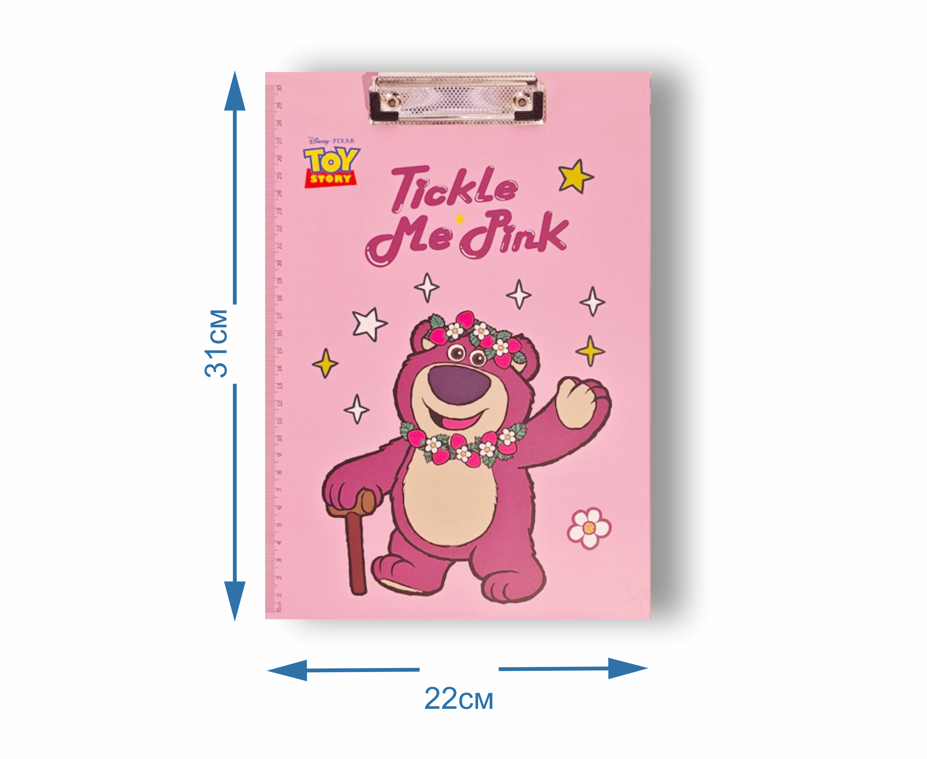 Клипборд-планшет с зажимом и линейкой 30 см A4 Zootopia Disney Джуди Хопс и Ник Уайлд пластик 31х22 см Оранжевый (0546) - фото 2