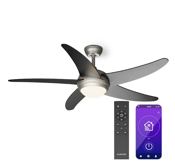 Потолочный вентилятор KLARSTEIN Bolero Smart 2в1 55 Вт 132 см (10046083)