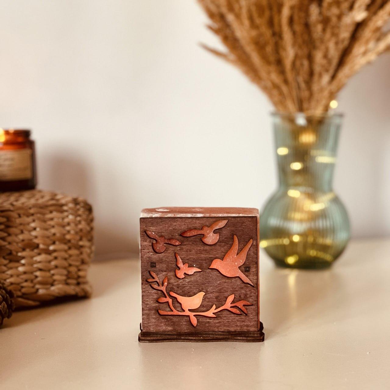 Соляна лампа-нічник Птахи (П4К-bahmut-001/5)