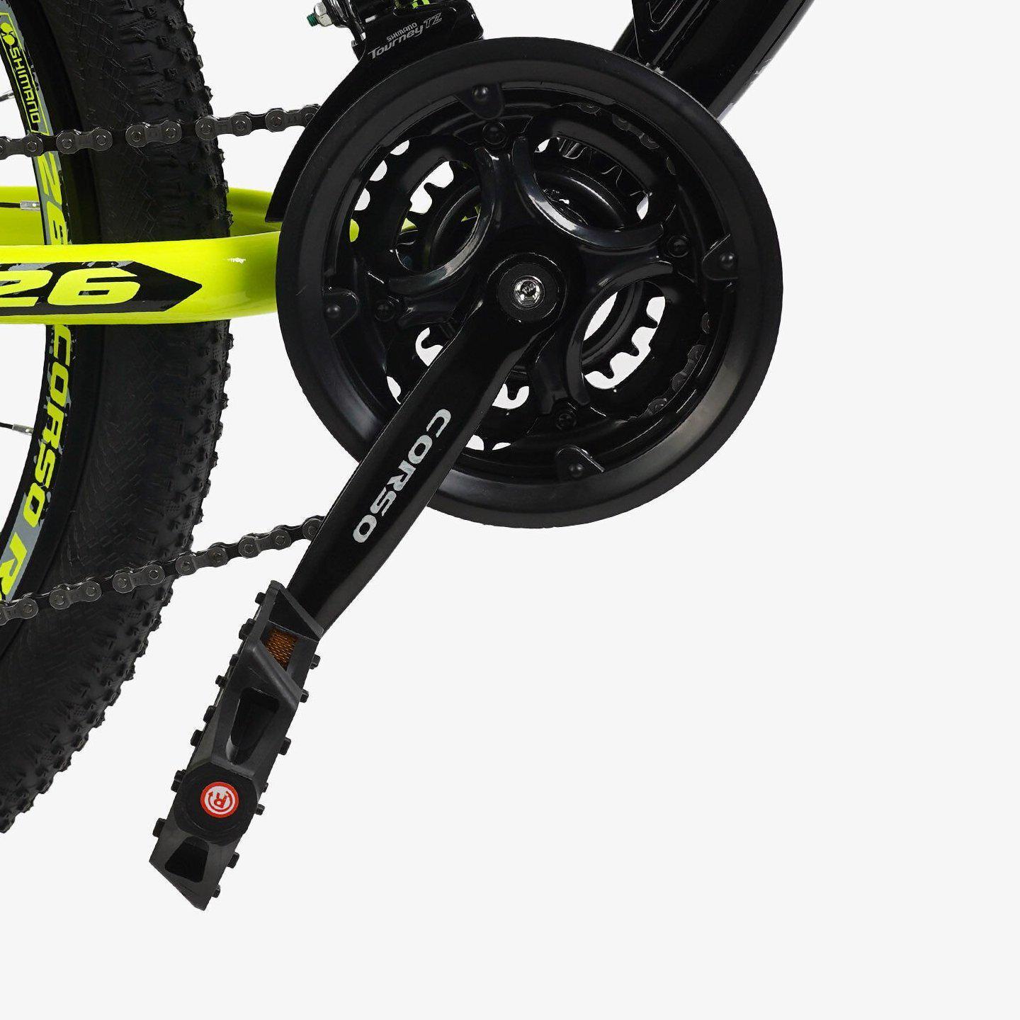 Велосипед горный двухподвесной Corso Rend 26"/15" Черно-желтый (799511249) - фото 8 Велосипед горный двухподвесной Corso Rend 26"/15" Черно-желтый (799511249) - фото 8