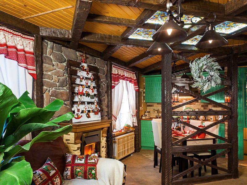 Электрокамин с обогревом Dimplex Danville Brass - фото 2