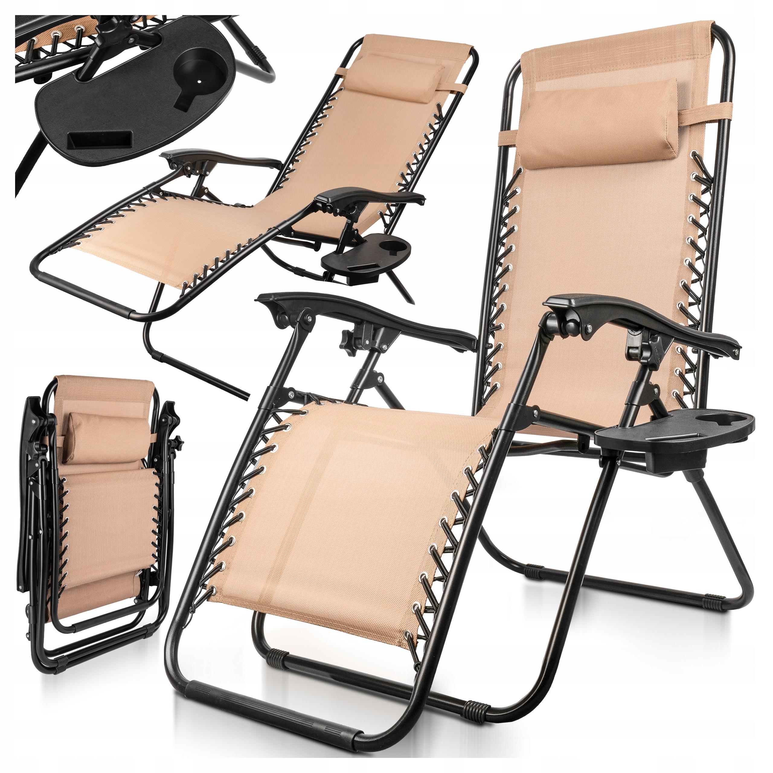 Шезлонг Maltec Sunwaal Paradise ZeroGravity 150 кг Бежевий (MLS_112656) - фото 2