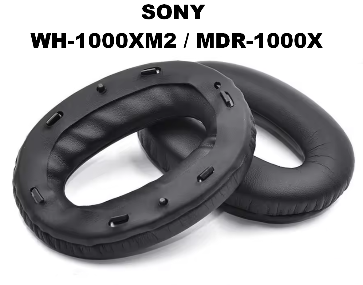 Амбушури для навушників Sony WH-1000XM2/MDR-1000X Чорний - фото 2