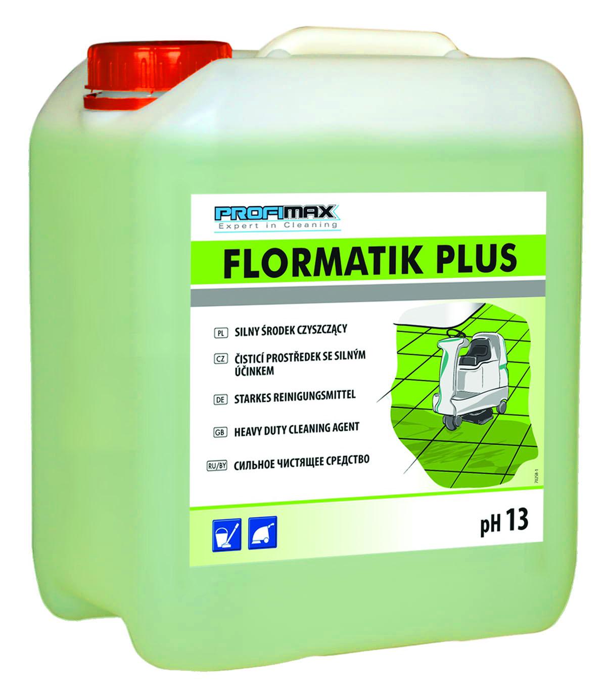 Професійний лужний низькопінний засіб для машинного миття сильно забруднених підлог Lakma PROFIMAX FLORMATIK PLUS 5 л (3051)