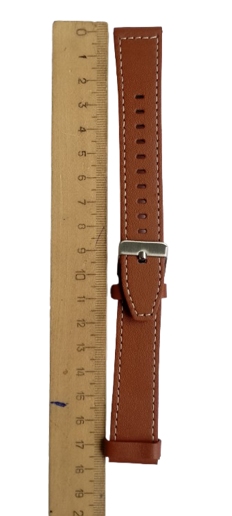 Ремешок для часов экокожа 175х20 мм Brown (3786) - фото 3 Ремешок для часов экокожа 175х20 мм Brown (3786) - фото 3