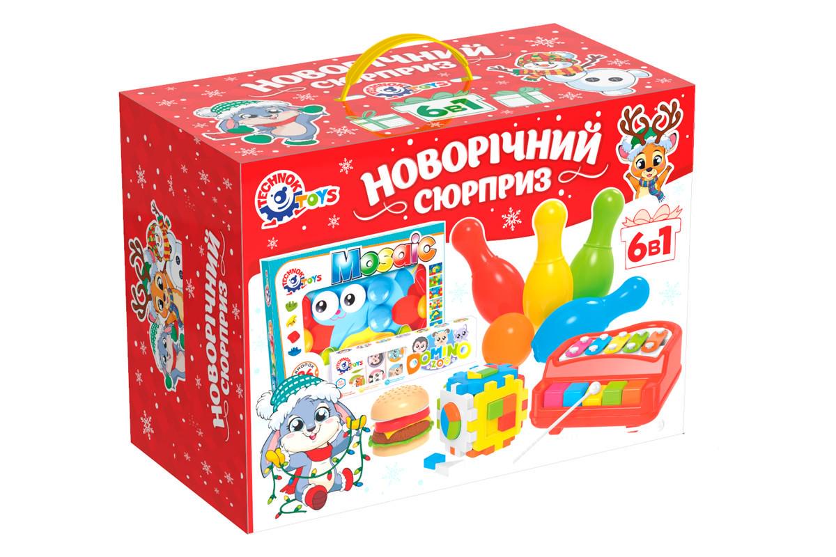 Дитячий ігровий набір ТехноК Новорічний 8829 6в1 (26109548)