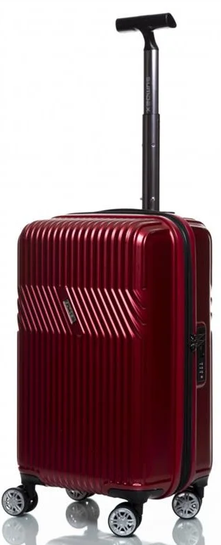 Валіза маленька Sumdex на колесах з полікарбонату 42 л Червоний