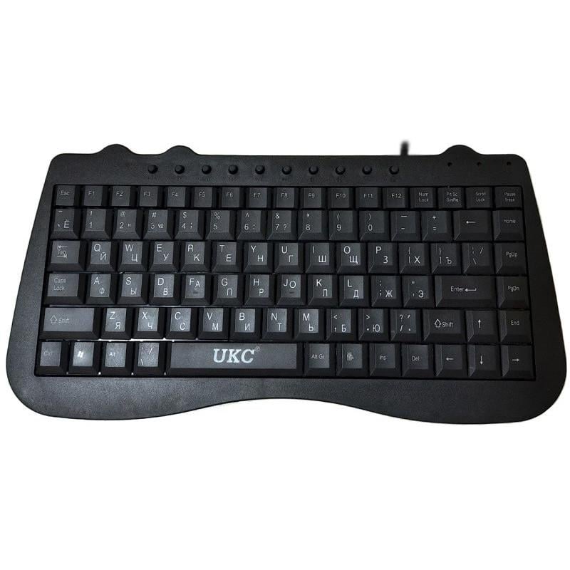 Клавіатура UKC KP-918 USB міні Чорний (018005)