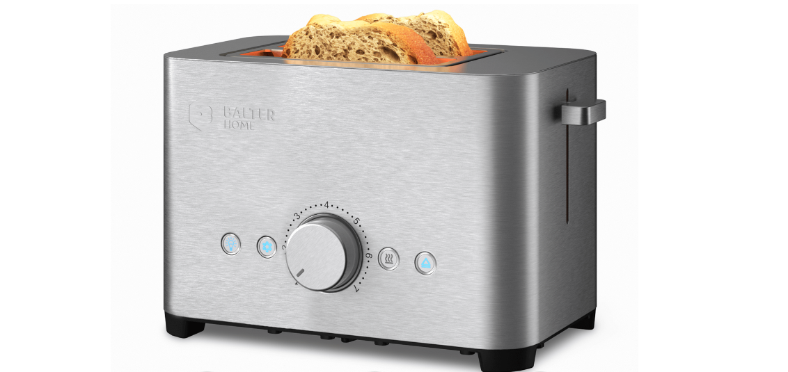 Тостер с насадкой Balter Toaster для американской булочки/сэндвичей нержавеющей стали (7360324)