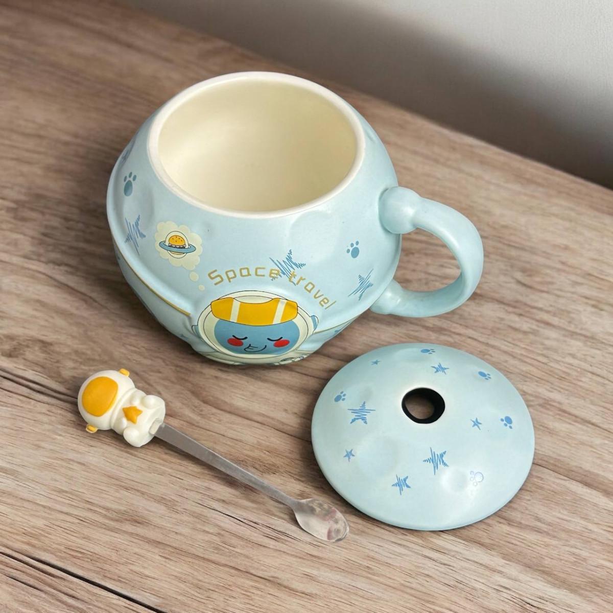 Чашка заварювальна Космонавт 14607 400 мл Блакитний (4997049) - фото 2 Чашка заварювальна Космонавт 14607 400 мл Блакитний (4997049) - фото 2