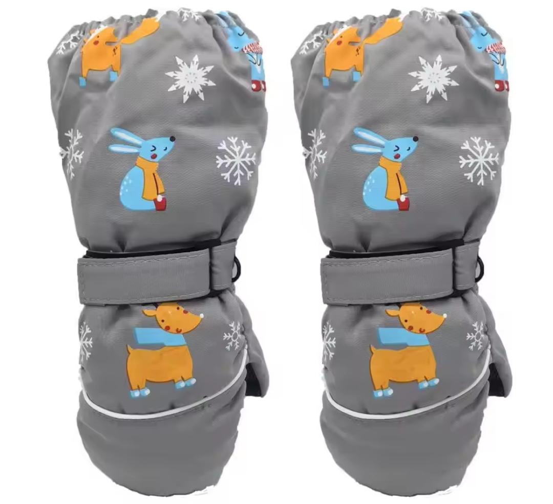 Рукавички-краги детские непромокаемые Серый (22773009)