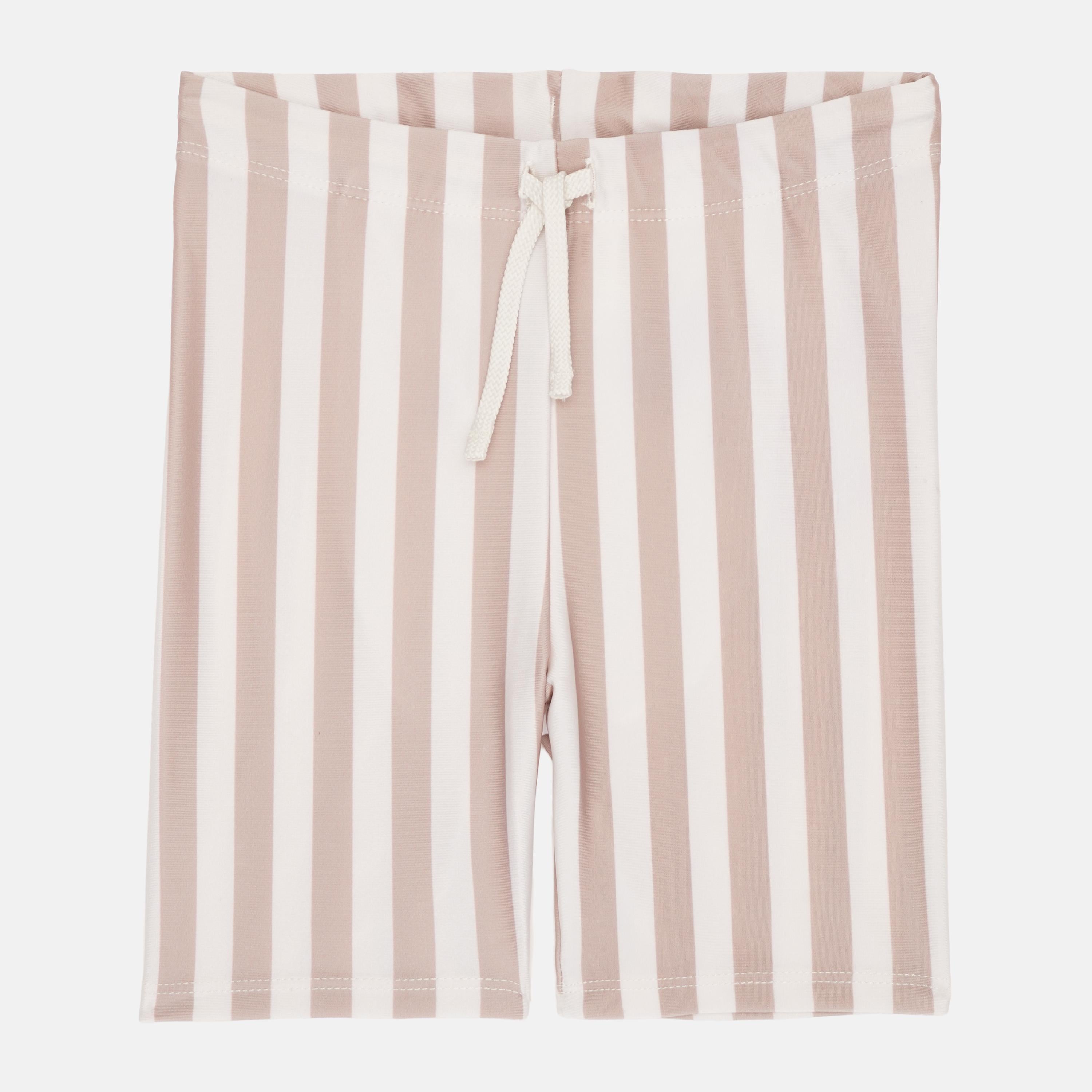 Шорти для плавання H&M Смужка 98-104 см Біло-бежевий (A311840198)