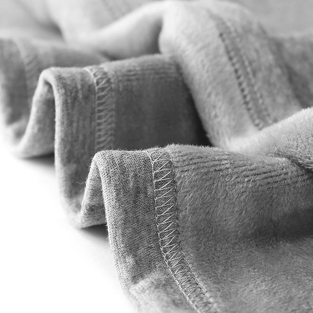 Термобелье мужское хлопковое с плотным мехом комплект кальсоны и кофта -5-25°С 2 XL Светло-серый - фото 6