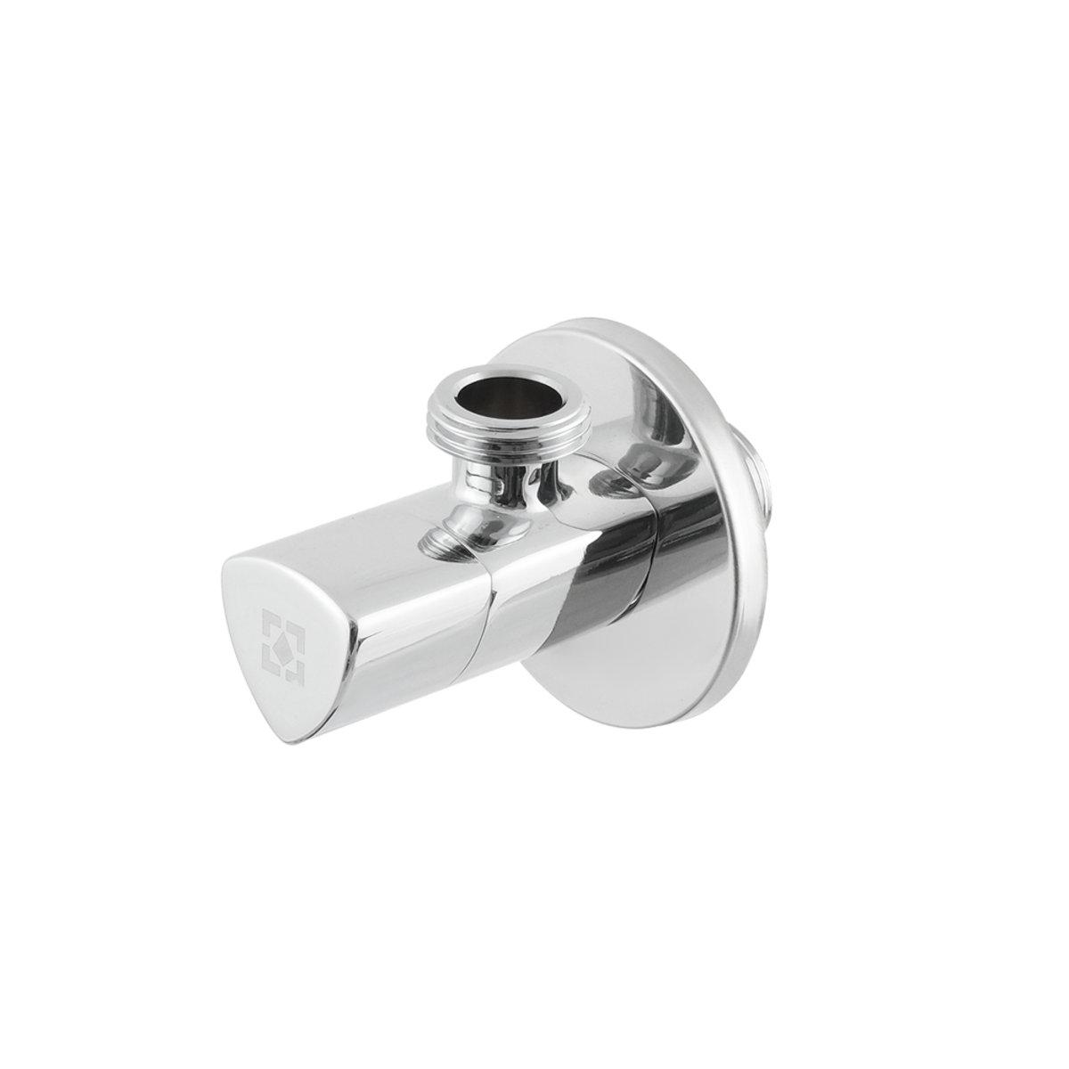 Кран приборный Raftec Relo Silver 1/2" ЗЗ угловой VKE80101 (SW-99348)