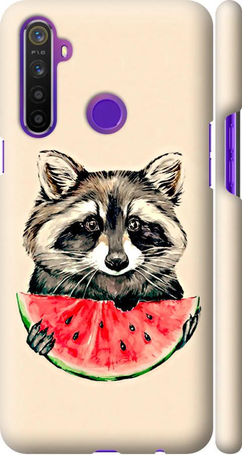 Чехол на Realme 6i Енотик с арбузом (4605m-2059-42517) Чехол на Realme 6i Енотик с арбузом (4605m-2059-42517)