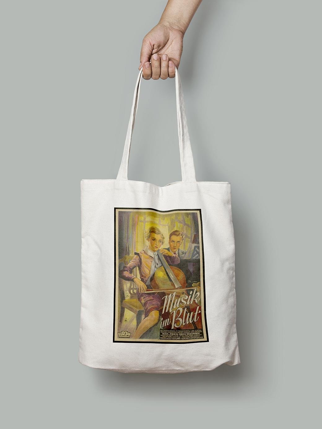 Эко-сумка Музыка в крови 1934 г. Режиссёр Эрих Вашнек художник Йозеф Феннекер шопер (Afisha1902003_Bag)