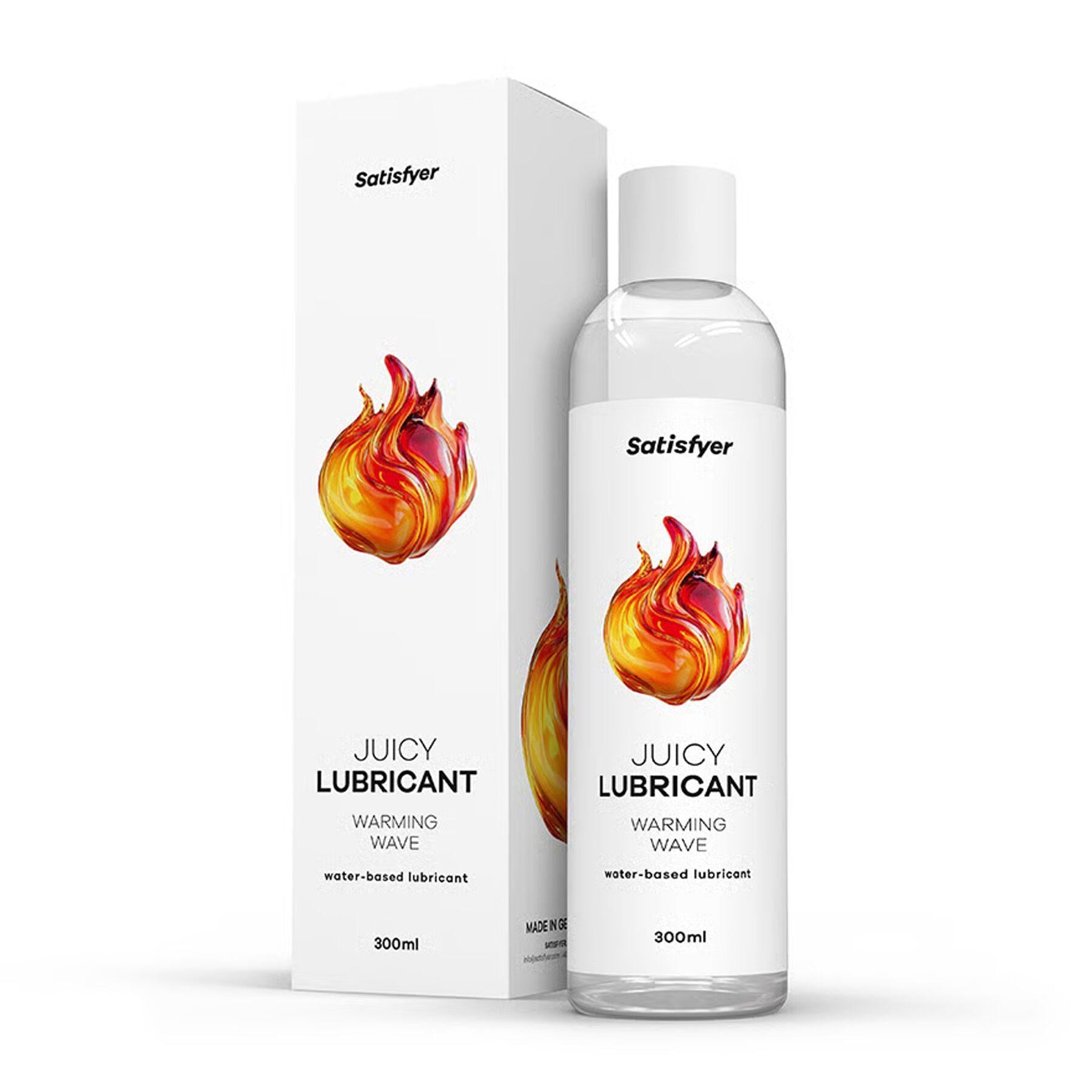 Лубрикант на водній основі Satisfyer Juicy Lubricant Warm Wave water based 300 мл (BLS2715)
