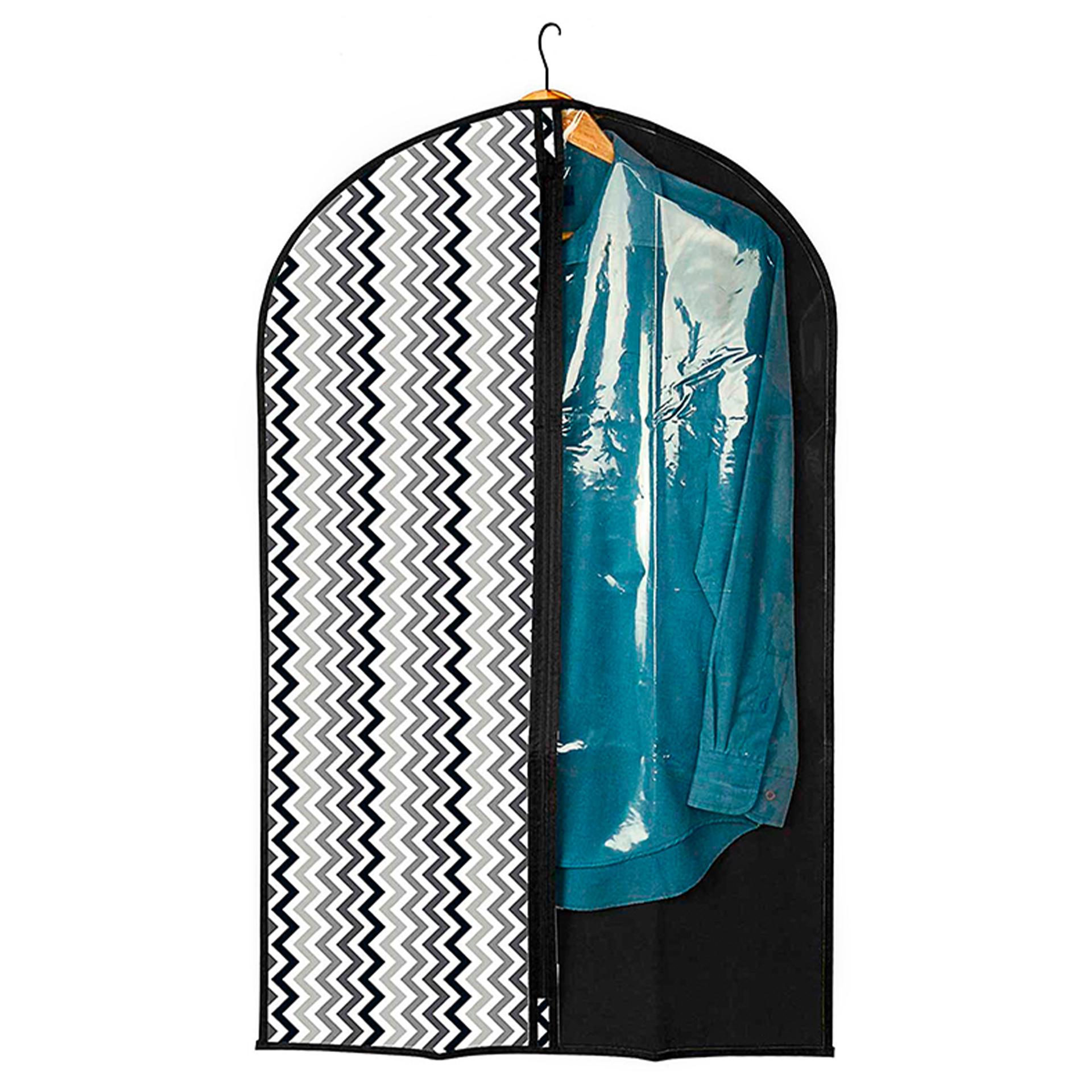 Чехол для одежды Handy Home Zigzag 60х100 см Черно-белый (ZSH-01)