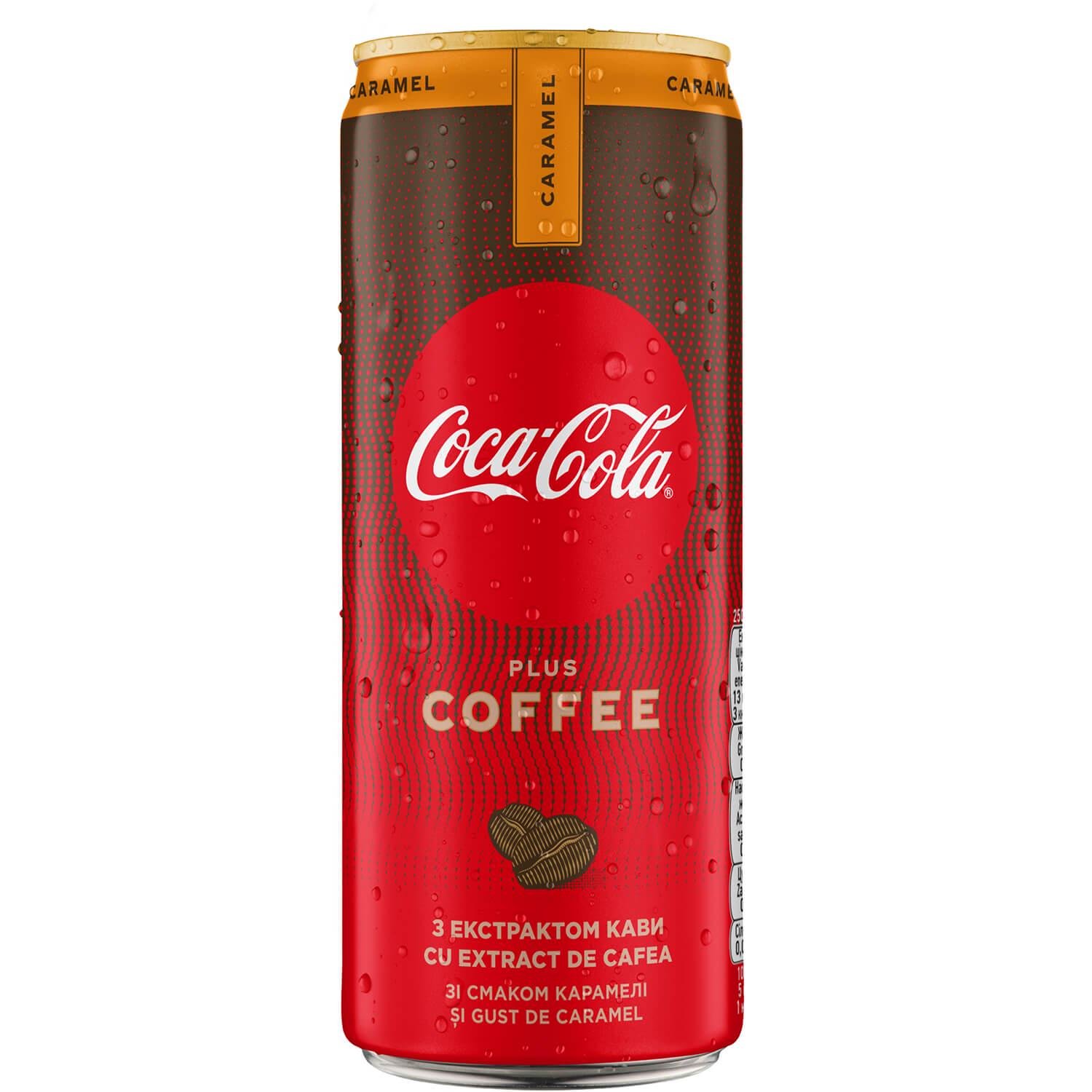 Напиток Coca-Cola Plus Coffee карамель 250 мл