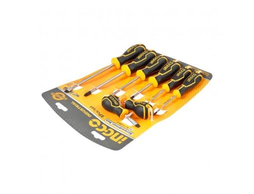 Набор отверток Ingco Industrial 8 шт. (12049509) - фото 5 Набор отверток Ingco Industrial 8 шт. (12049509) - фото 5