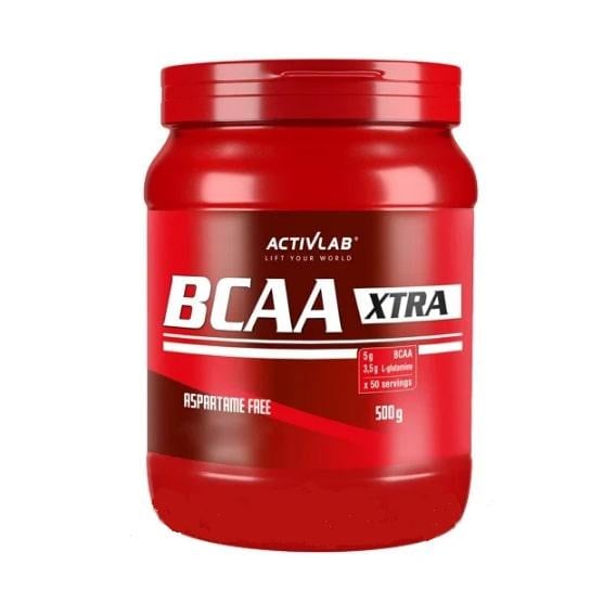 Амінокислота BCAA для спорту Activlab BCAA Xtra Powder 500 г 50 порцій Black Currant