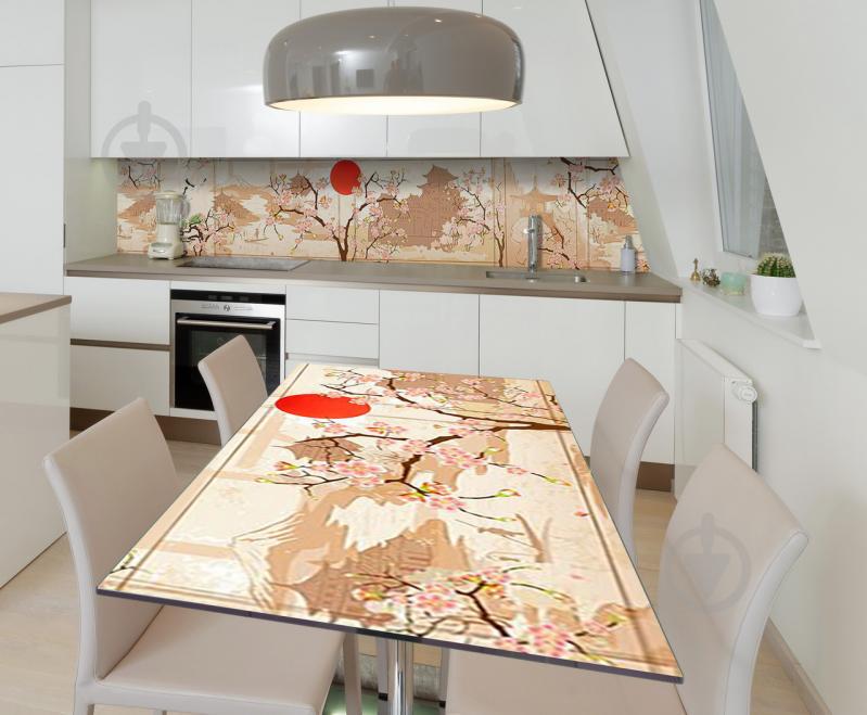 Наклейка 3Д виниловая на стол Zatarga «Страна восходящего солнца» 600х1200 мм (Z182177st)