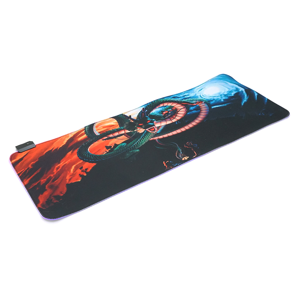 Коврик для мыши тканевый Magic Dragon с прошивкой RGB подсветки USB 1,8м 3х300x800 мм Color Box (YUT_V7718)