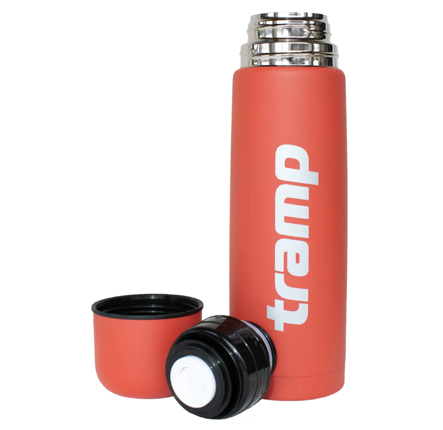 Термос для чая и напитков Tramp Basic с нержавейки держит 12 ч. 0,5 л (UTRC-111-red)