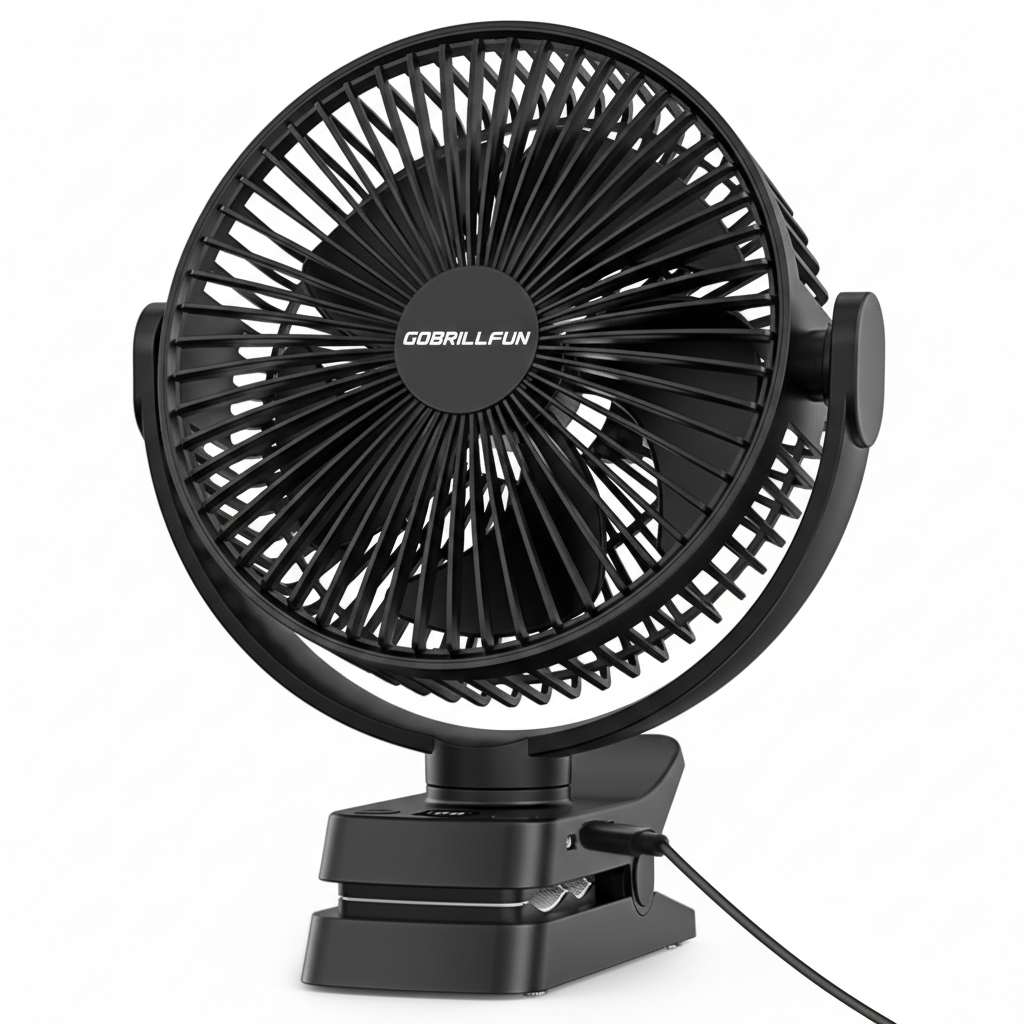 Вентилятор-клипса аккумуляторный GOBRILLFUN 12000 mAh (6/588)