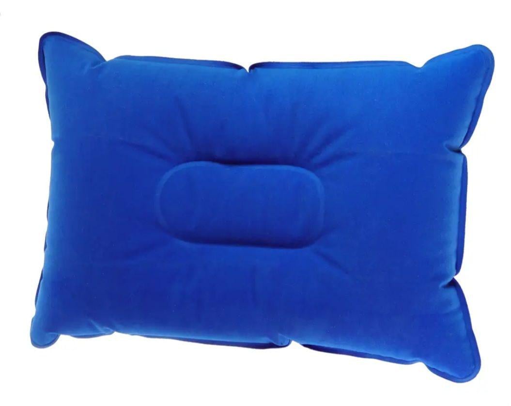 Подушка надувна для кемпінгу/в дорогу Синій (Т-027) - фото 4 Подушка надувна для кемпінгу/в дорогу Синій (Т-027) - фото 4