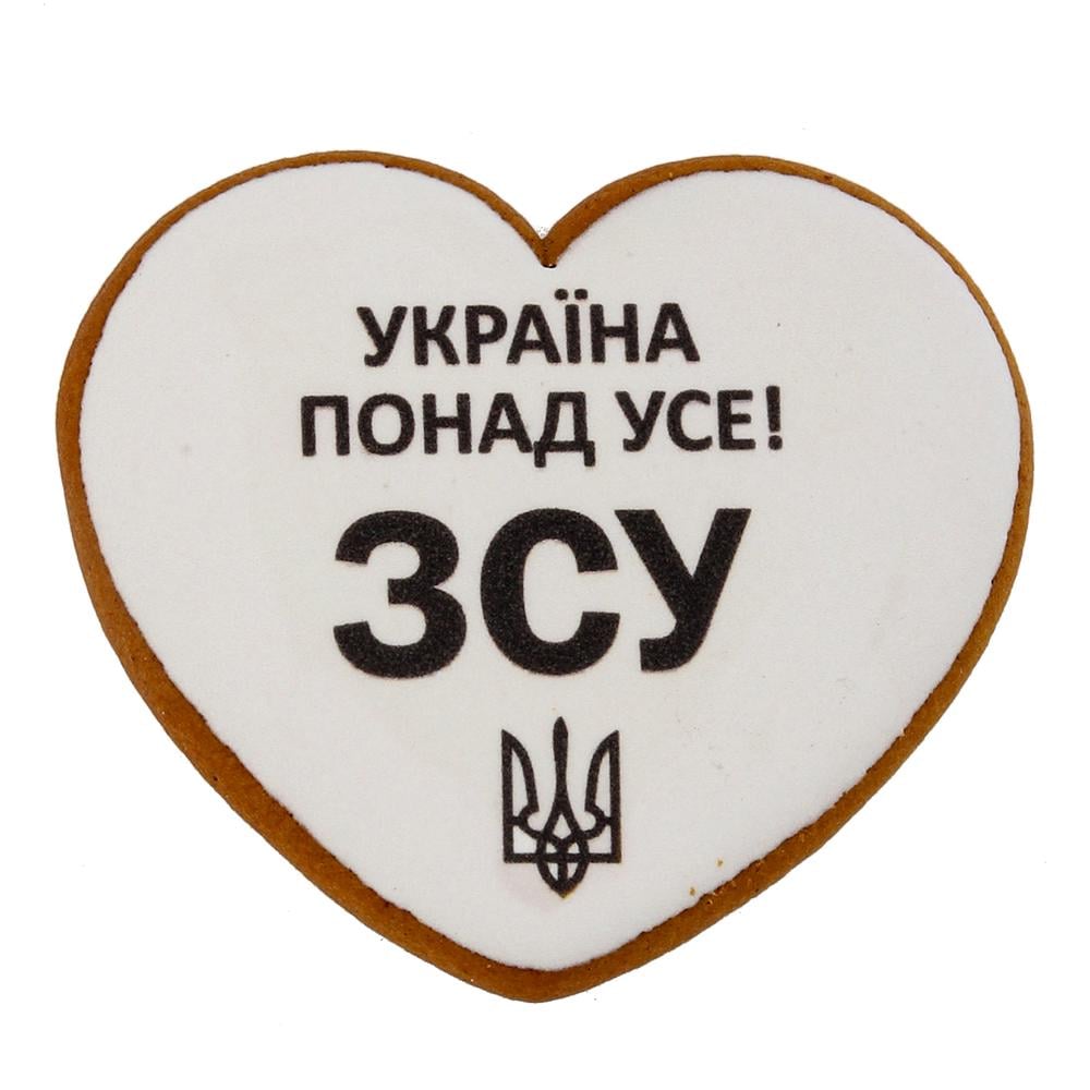 Пряник с принтом Крафт Печенье Патриотический "Україна понад усе!" 45 г