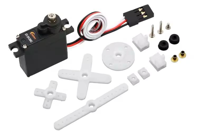 Сервопривід мікро Corona DS843MG 4,8 кг/0,10 сек/6,0В 23x9x23 мм 8,5 г (23380486) - фото 2 Сервопривід мікро Corona DS843MG 4,8 кг/0,10 сек/6,0В 23x9x23 мм 8,5 г (23380486) - фото 2