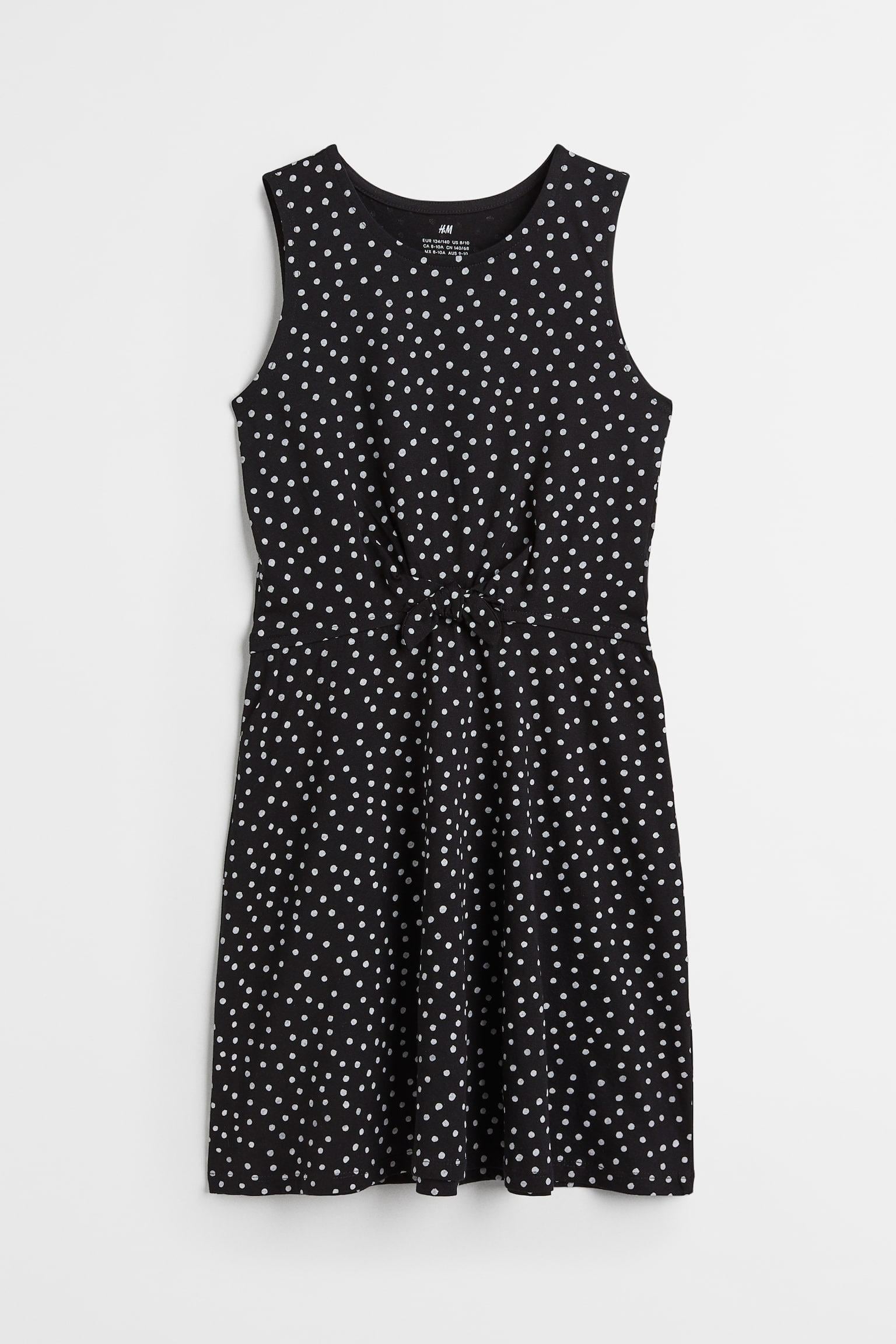 Сукня H&M Горох 134-140 см Чорний (S507994334)