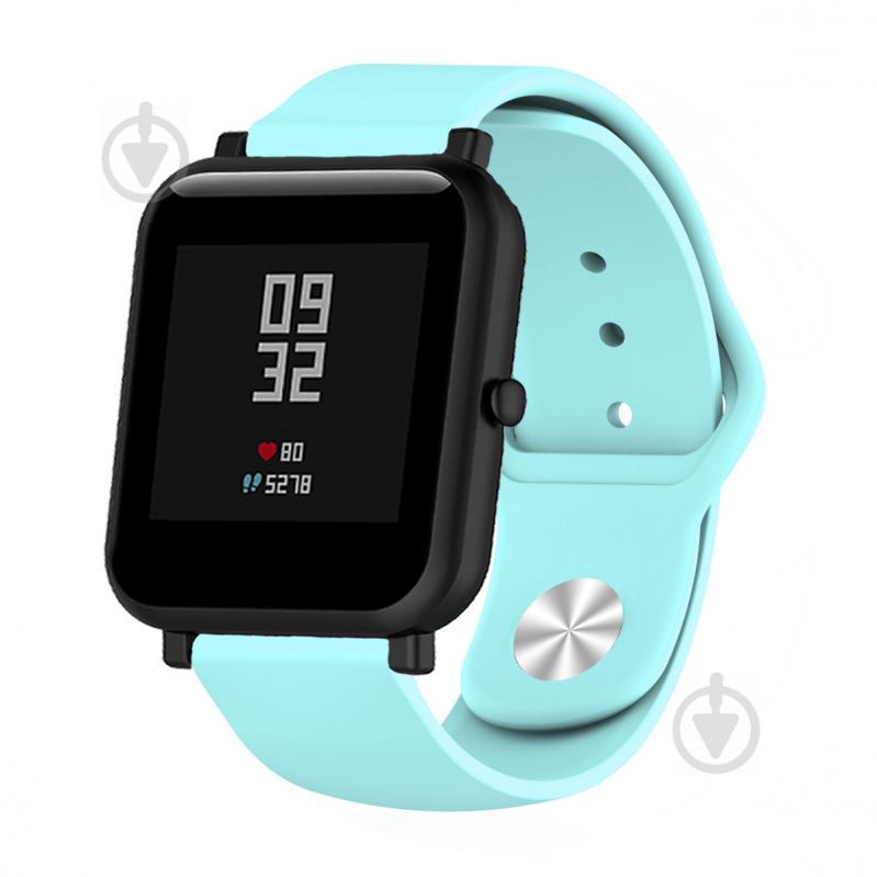 Ремешок BeWatch силиконовый для Xiaomi Amazfit BIP Мятный (1010397)