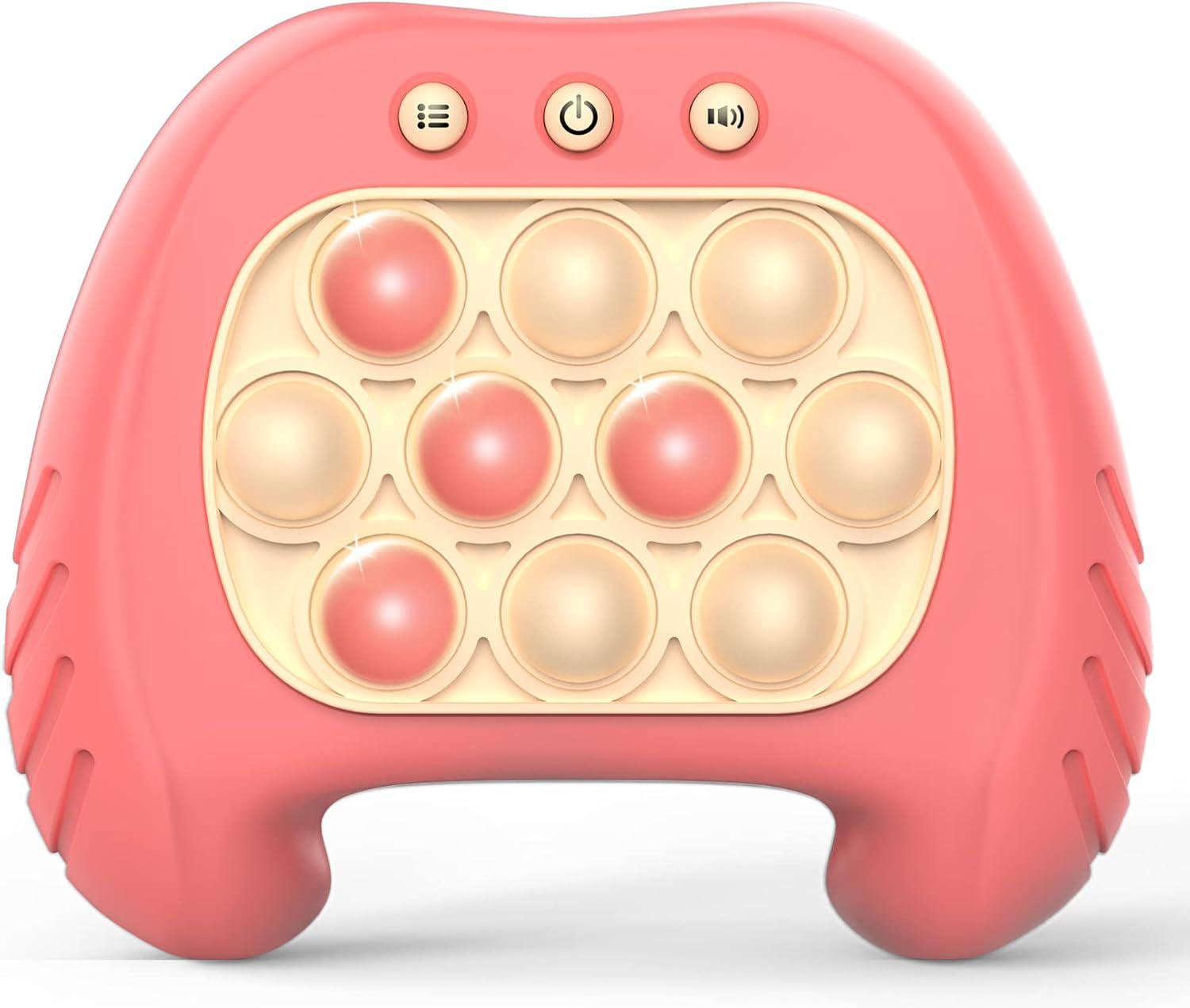 Интерактивная игрушка Quick Push Game Pop It 200 уровней Pink/Beige (13750308)