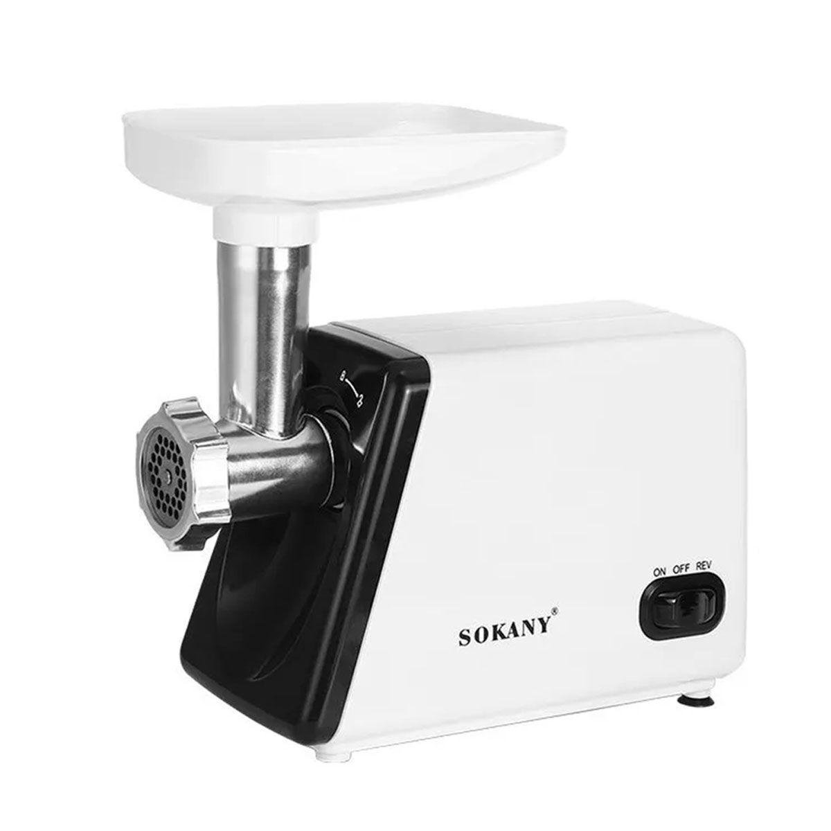 Мясорубка электрическая Sokany SK-312 с насадками Белый (27969366)