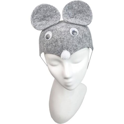 Шапочка Мышонок Серый (17-468)