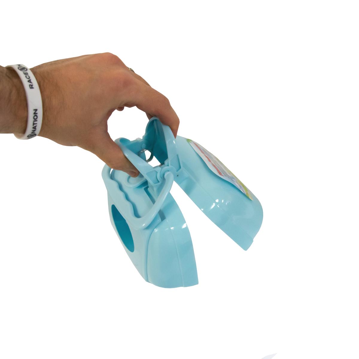 Совок-ковш Plastic Scooper для уборки за собакой на улице Синий (1010278-LightBlue) - фото 6