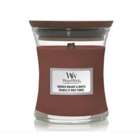 Свічка Woodwick Medium Smoked з ароматом копченого горіха та клена (1486878161) - фото 1