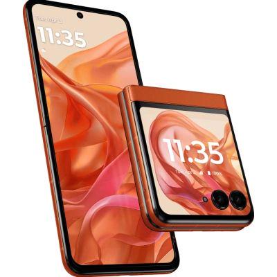 Мобільний телефон Motorola Razr 50 8/256GB Spritz Orange (PB200052RS) - фото 5 Мобільний телефон Motorola Razr 50 8/256GB Spritz Orange (PB200052RS) - фото 5