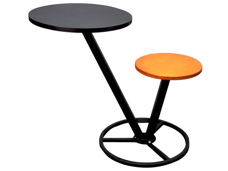 Комплект мебели уличный Kompred One plus One OL726 стол со стулом из фанеры 400х400х700 мм