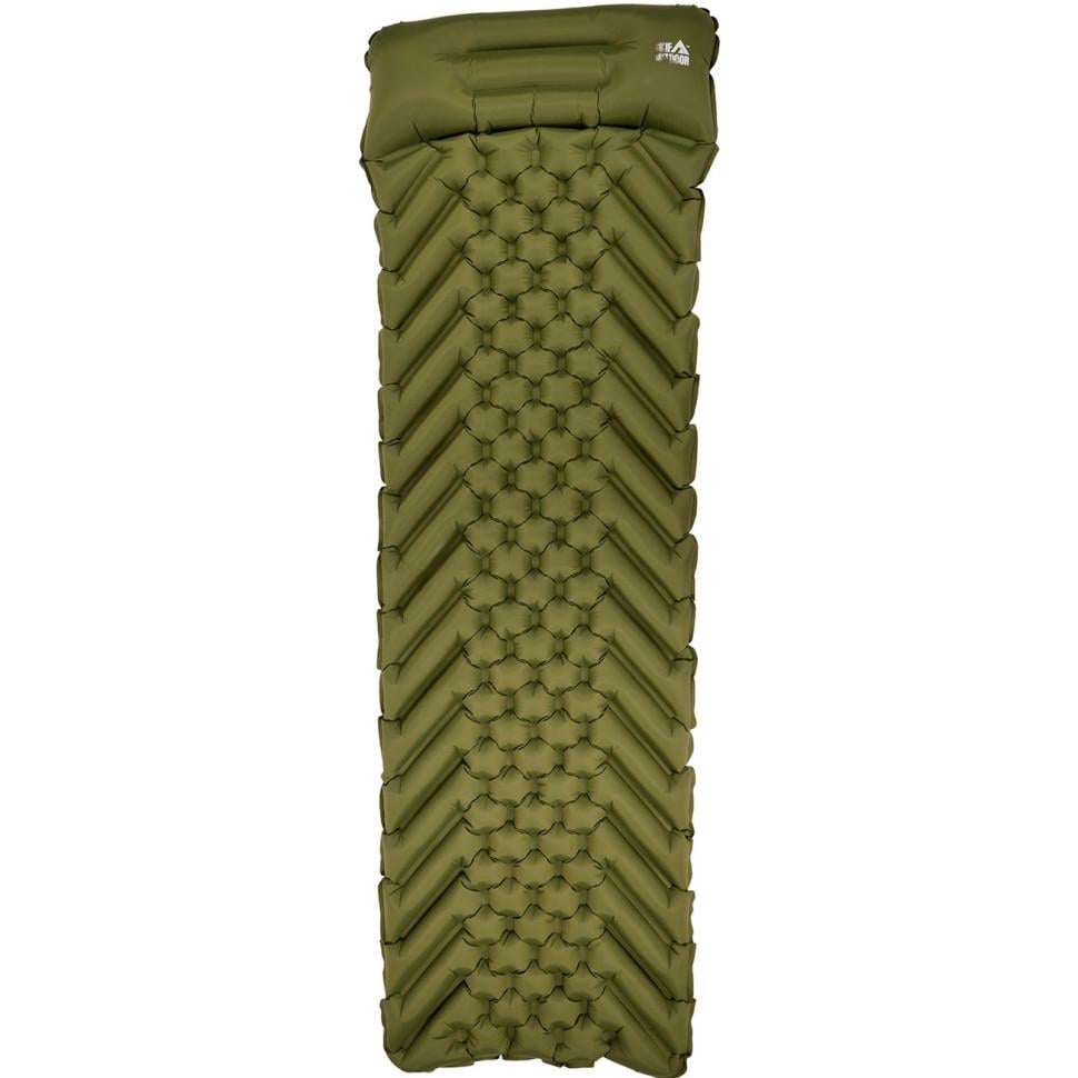 Надувной каремат Skif Outdoor Bachelor Ultralight 190х55х5 см Olive (10848048)