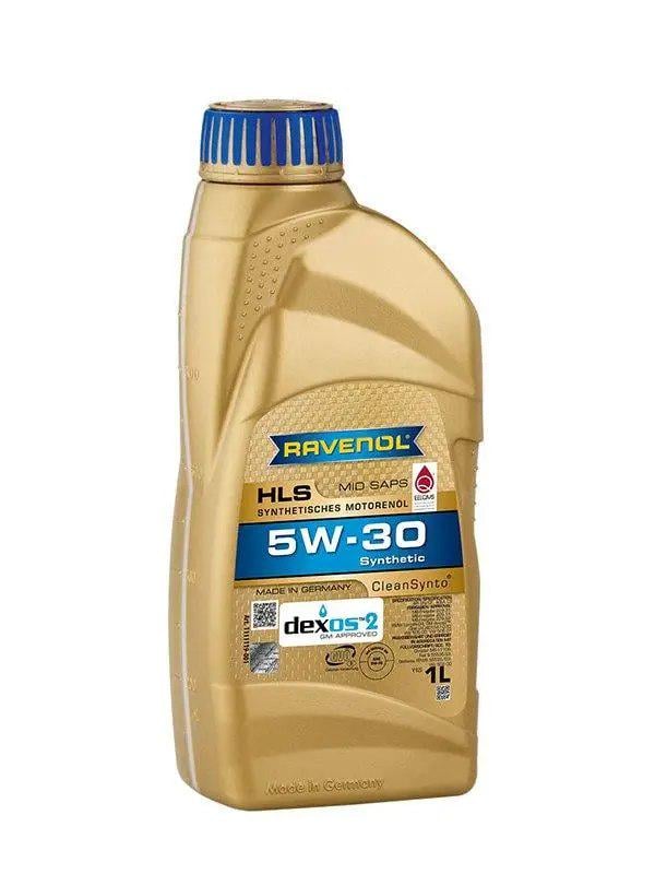 Моторне мастило RAVENOL 5W-30 HLS GM Dexos 2 SN/CF C3 Mid Saps 1 л (1111119-001)