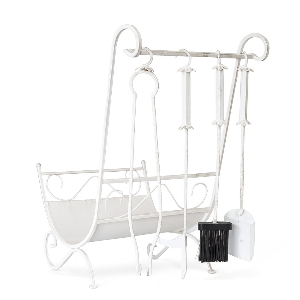 Набір для каміну кований Білий (28918622)