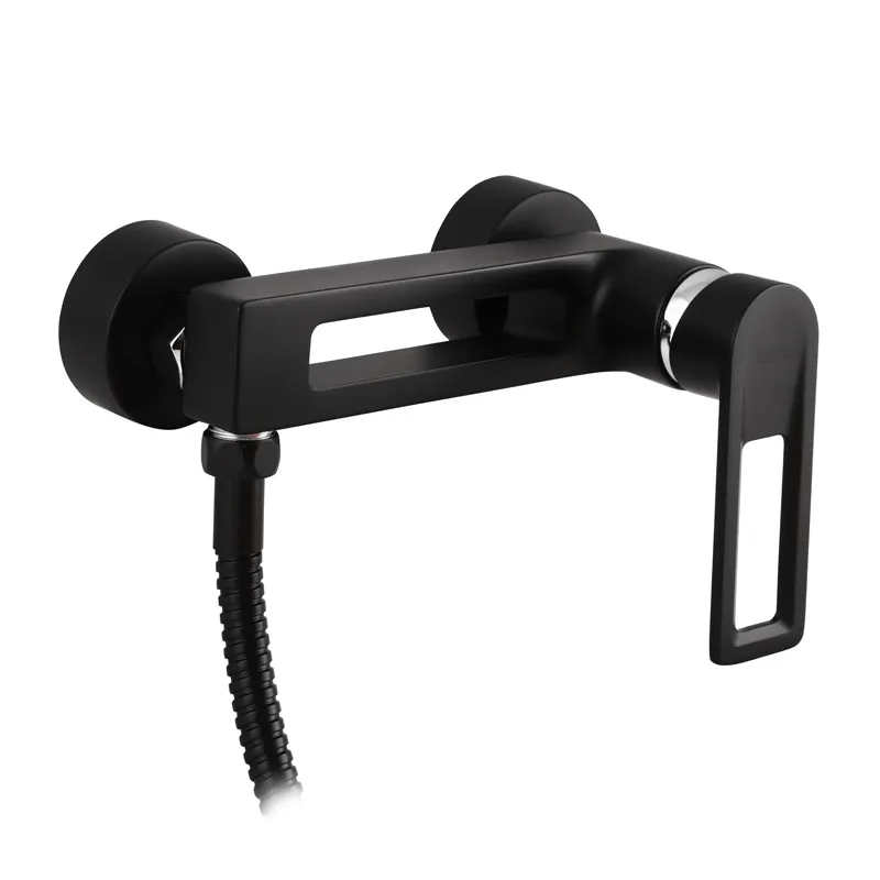 Смеситель для душа Haiba Foster 003 Черный из латуни Черный (HB0965) Смеситель для душа Haiba Foster 003 Черный из латуни Черный (HB0965)