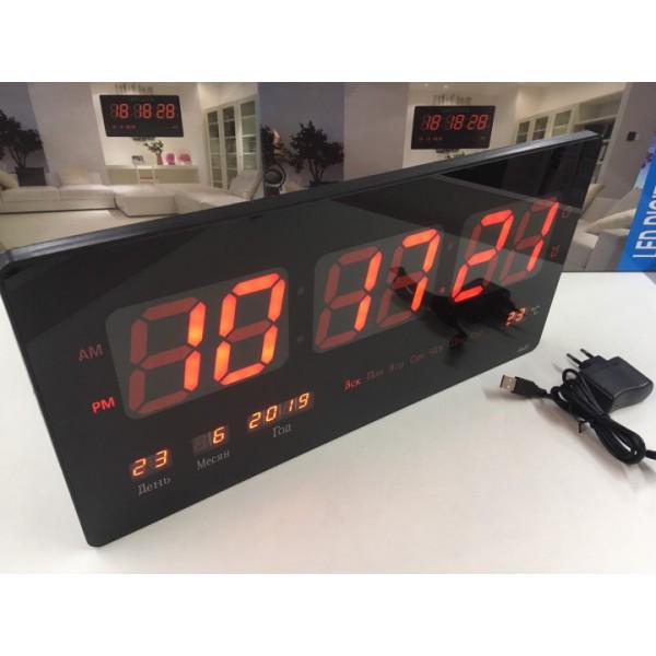 Электронные часы LED Digital Clock 4622 - фото 3