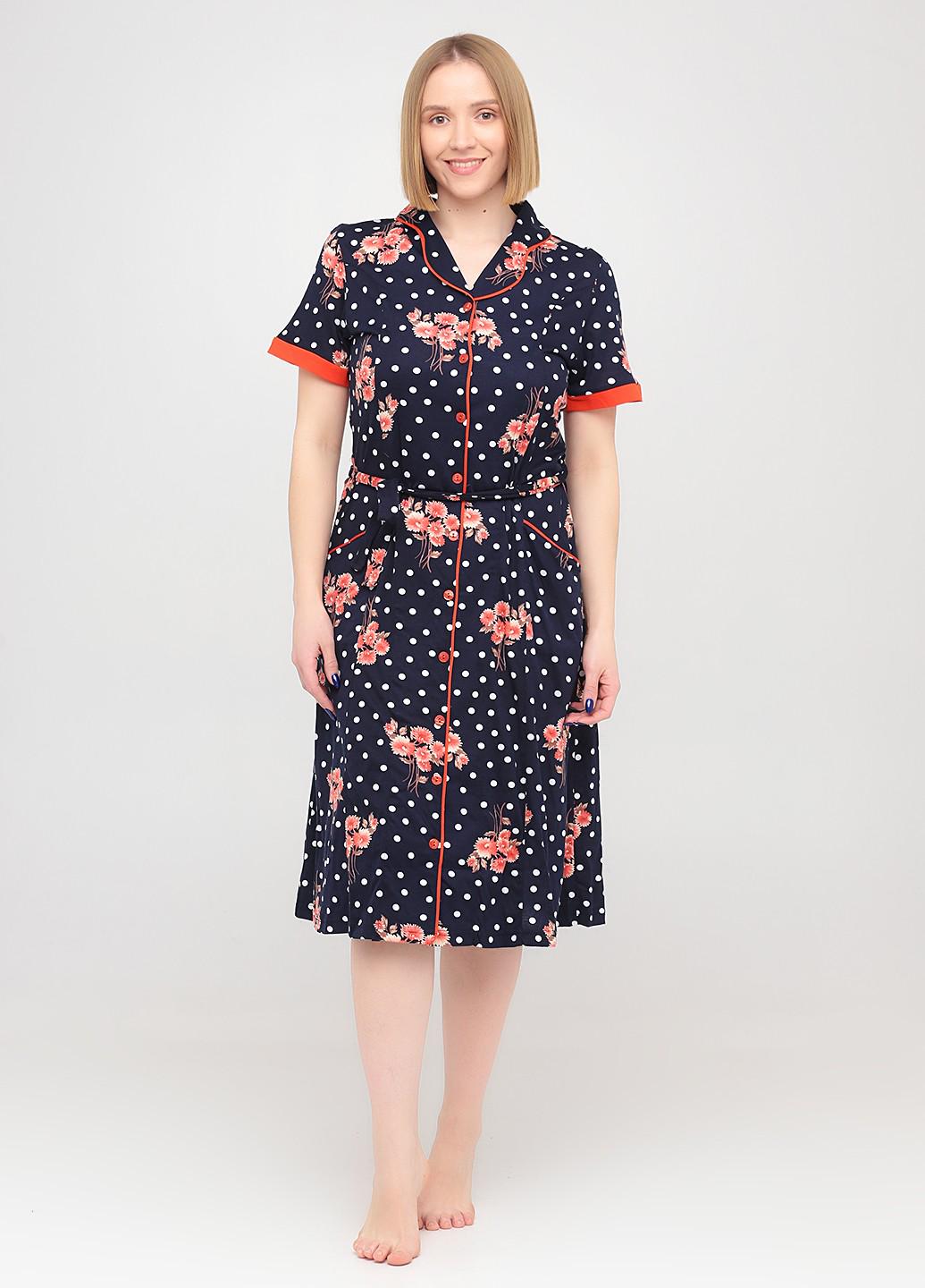 Халат женский Wild Love 2XL Темно-синий (82866) Халат женский Wild Love 2XL Темно-синий (82866)