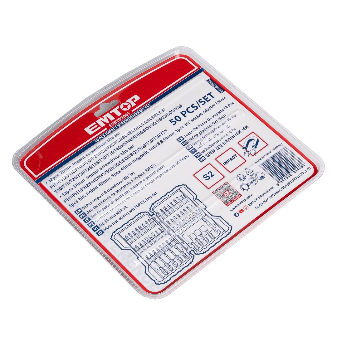 Набір біт EMTOP ESBT05001 50 шт. - фото 12 Набір біт EMTOP ESBT05001 50 шт. - фото 12